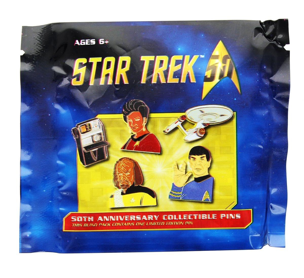 Star Trek Blind Packed Collectible Lapel Pin, Lot of 3