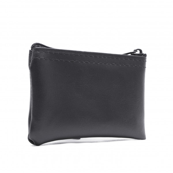 Black Zipper Wallet, 3\" X 4.5\"