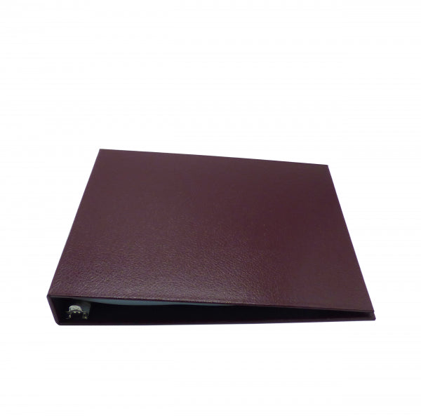 Burgundy Deskset Check Binder