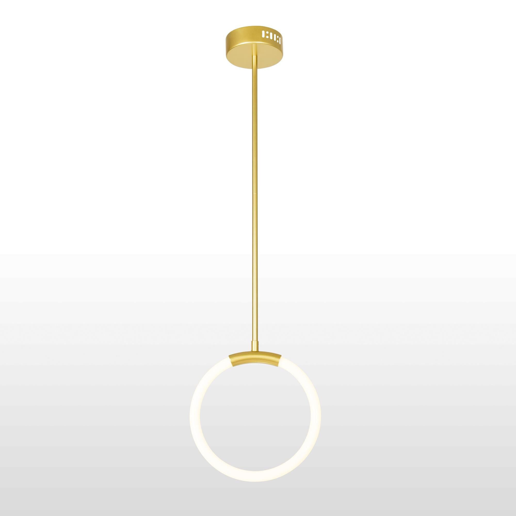 CWI Lighting Hoops 10 Inch LED Mini Pendant Hoops - 1273P10-1-602 - Modern Contemporary