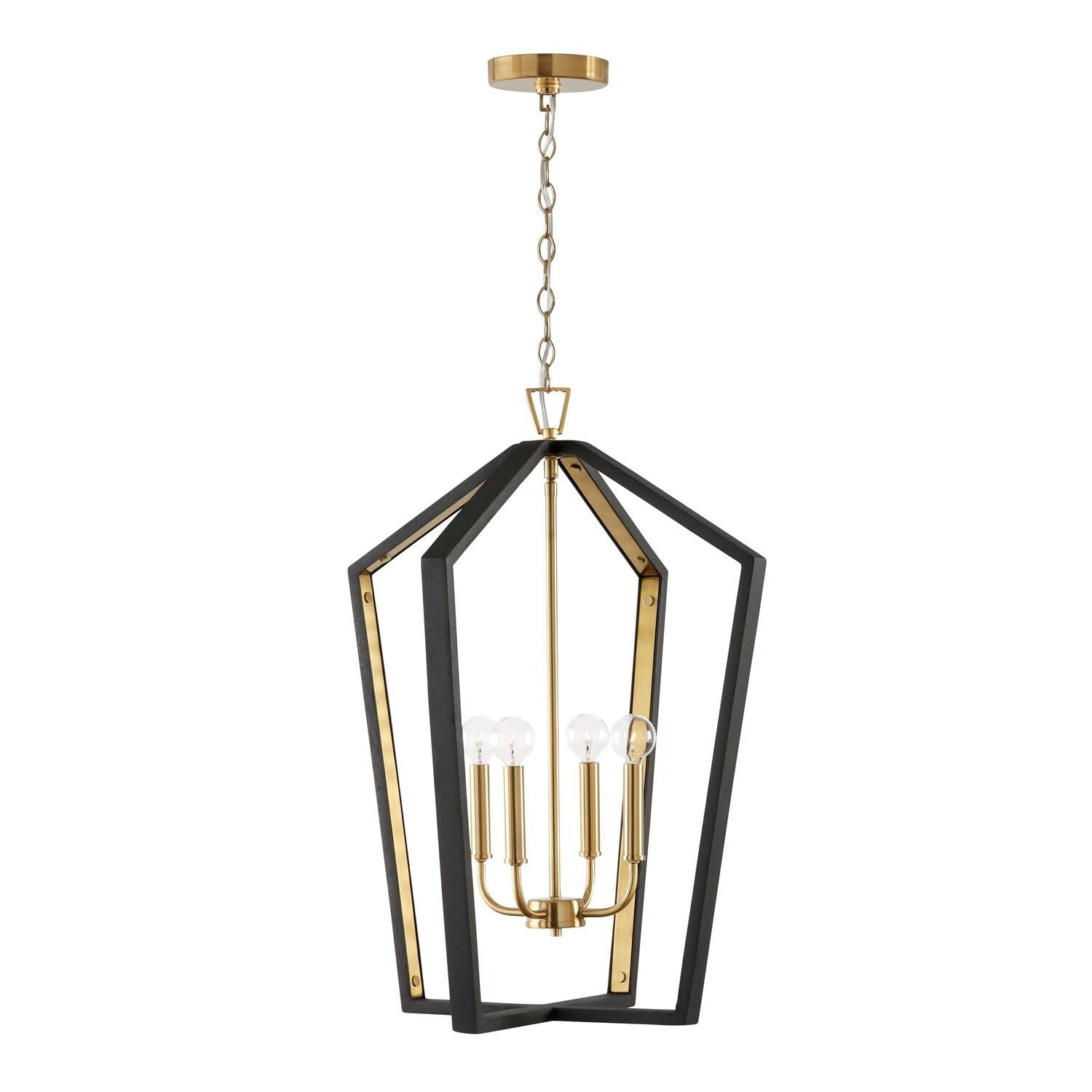 Capital Lighting Fixture Company Maren 20 Inch Cage Pendant Maren - 344541KM - Modern Contemporary