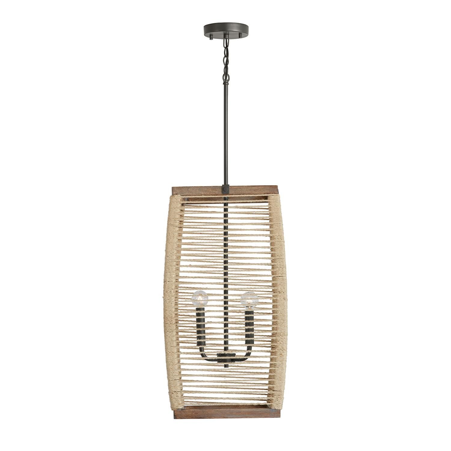 Capital Lighting Fixture Company Jacob 14 Inch Cage Pendant Jacob - 540341YG - Farmhouse