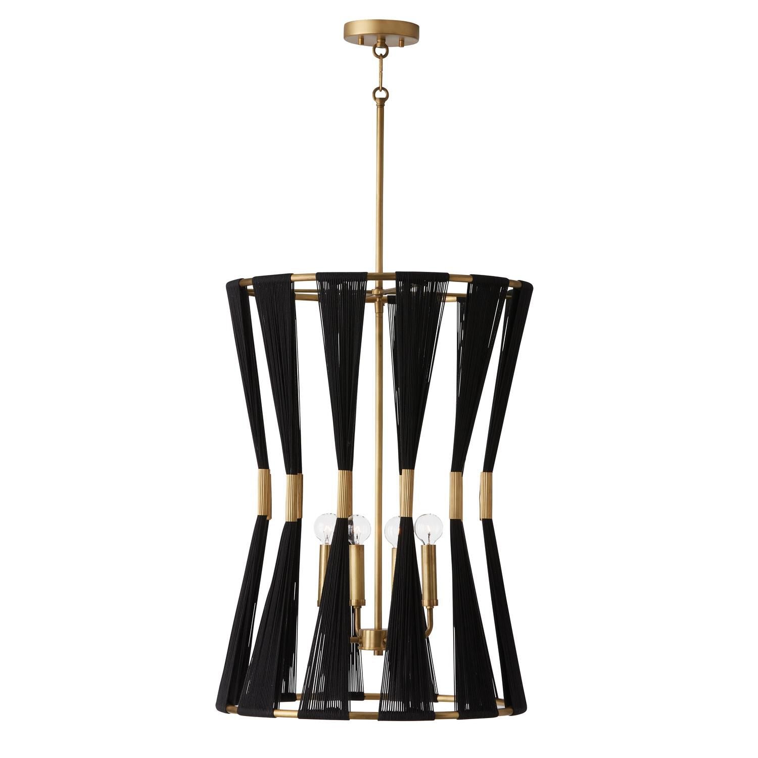 Capital Lighting Fixture Company Bianca 19 Inch Cage Pendant Bianca - 541141KP - Mid-Century Modern