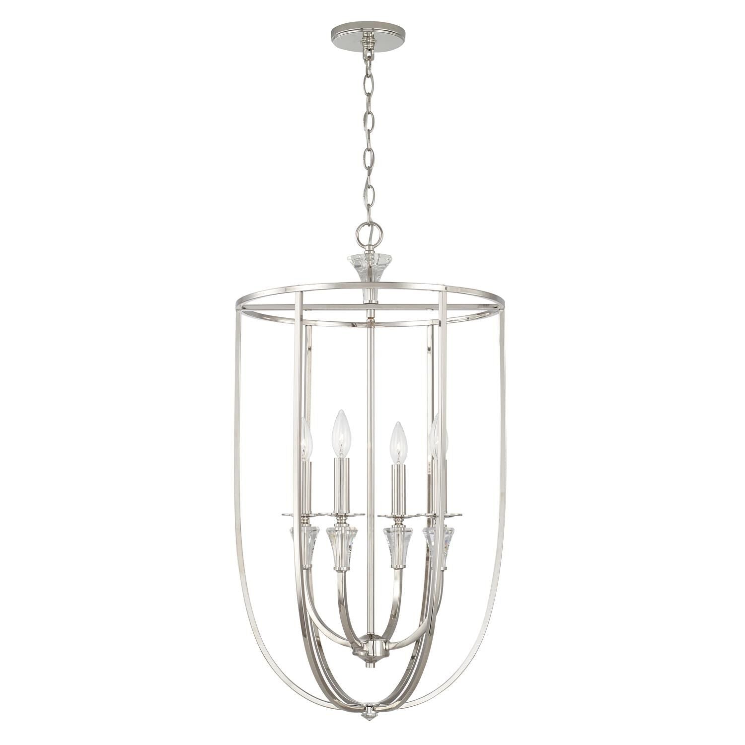 Capital Lighting Fixture Company Laurent 18 Inch Cage Pendant Laurent - 541841PN - Transitional