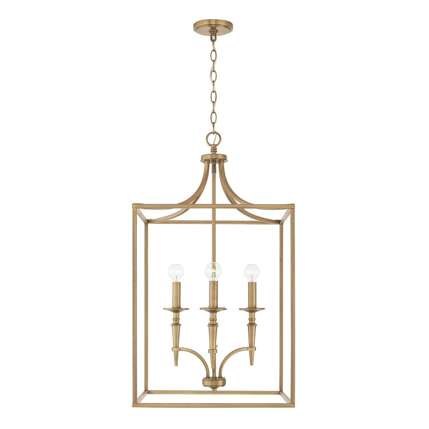 Capital Lighting Fixture Company Abbie 17 Inch Cage Pendant Abbie - 542641AD - Transitional