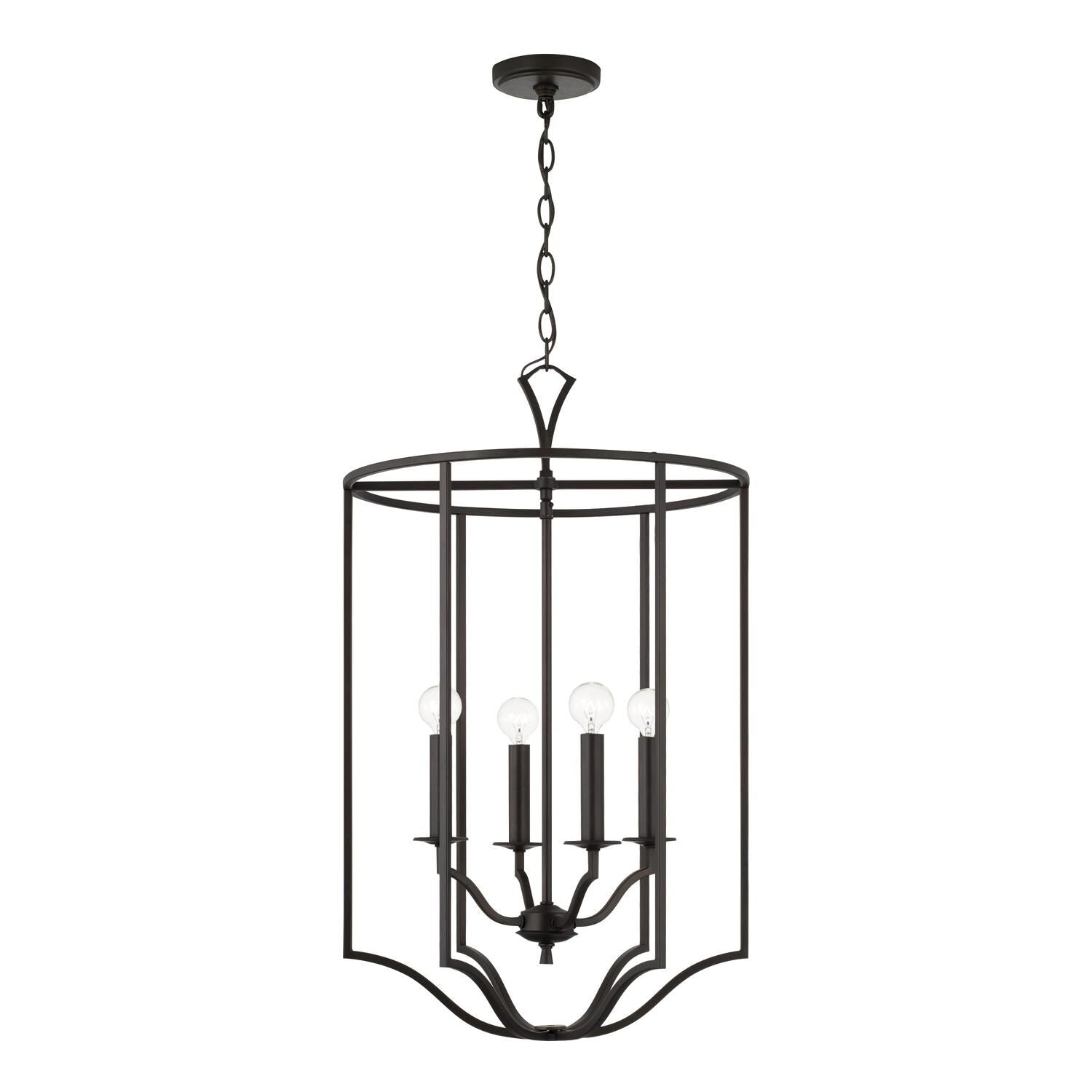 Capital Lighting Fixture Company Jaymes 18 Inch Cage Pendant Jaymes - 542841OB - Transitional