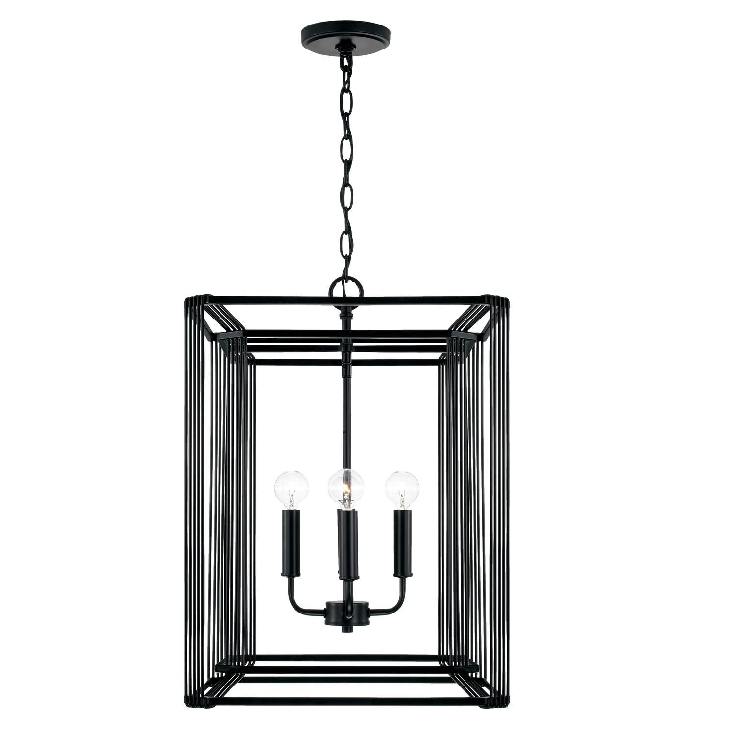 Capital Lighting Fixture Company Lennon 16 Inch Cage Pendant Lennon - 546041MB - Modern Contemporary