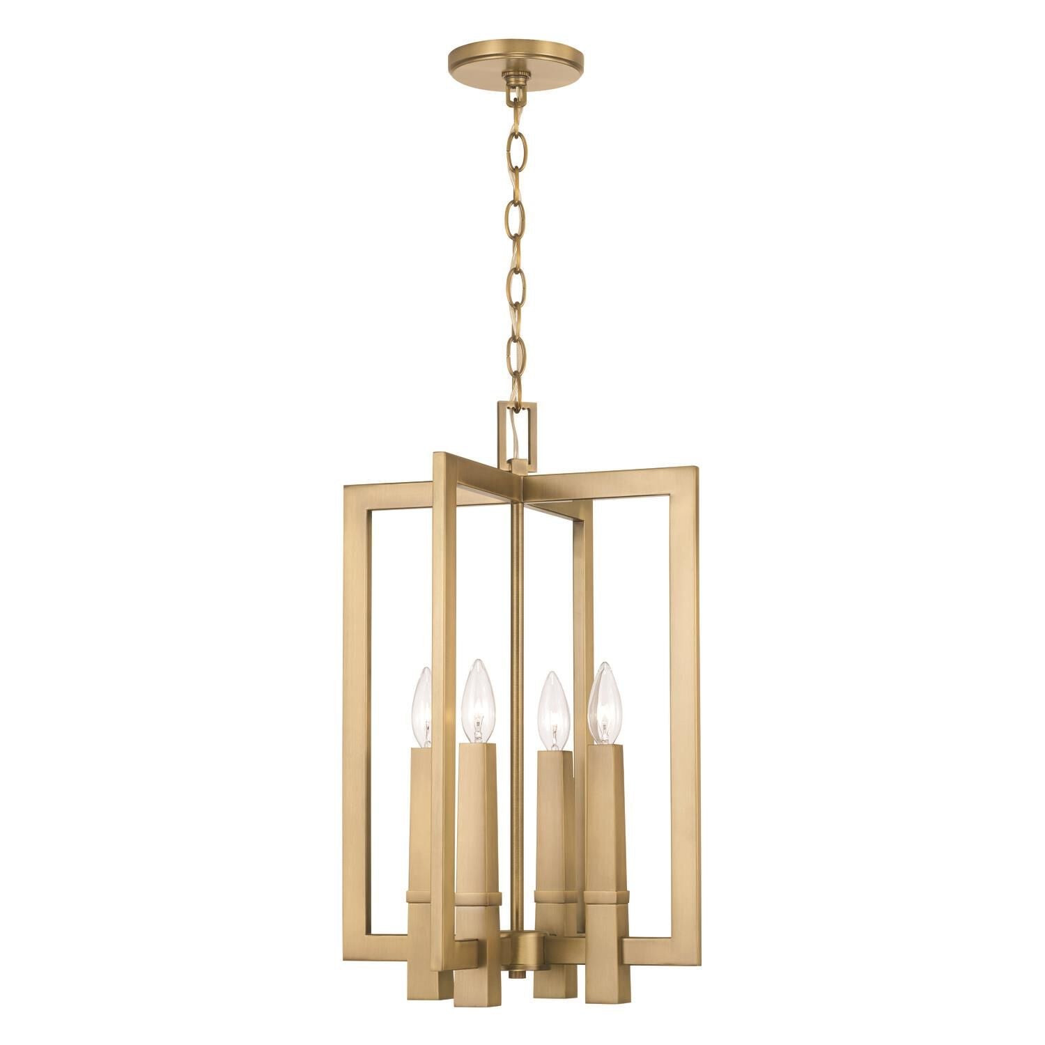 Capital Lighting Fixture Company Blake 14 Inch Cage Pendant Blake - 549641AD - Modern Contemporary