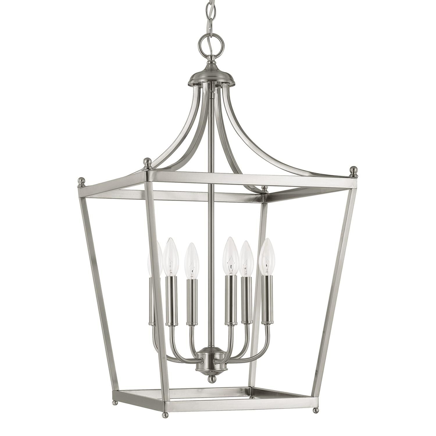 Capital Lighting Fixture Company Stanton 16 Inch Cage Pendant Stanton - 9552BN - Transitional
