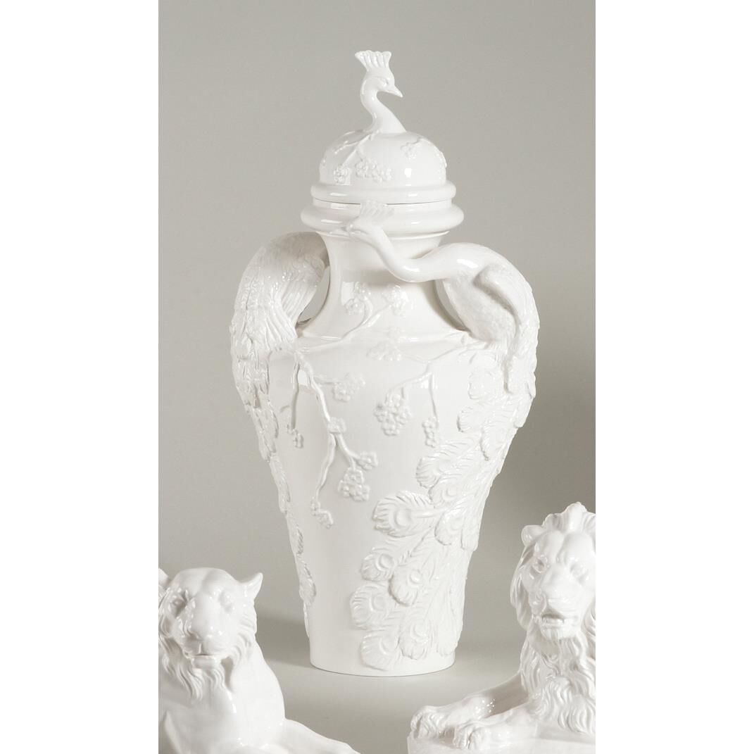 Chelsea House Peacock Vase-Urn Peacock - 380774