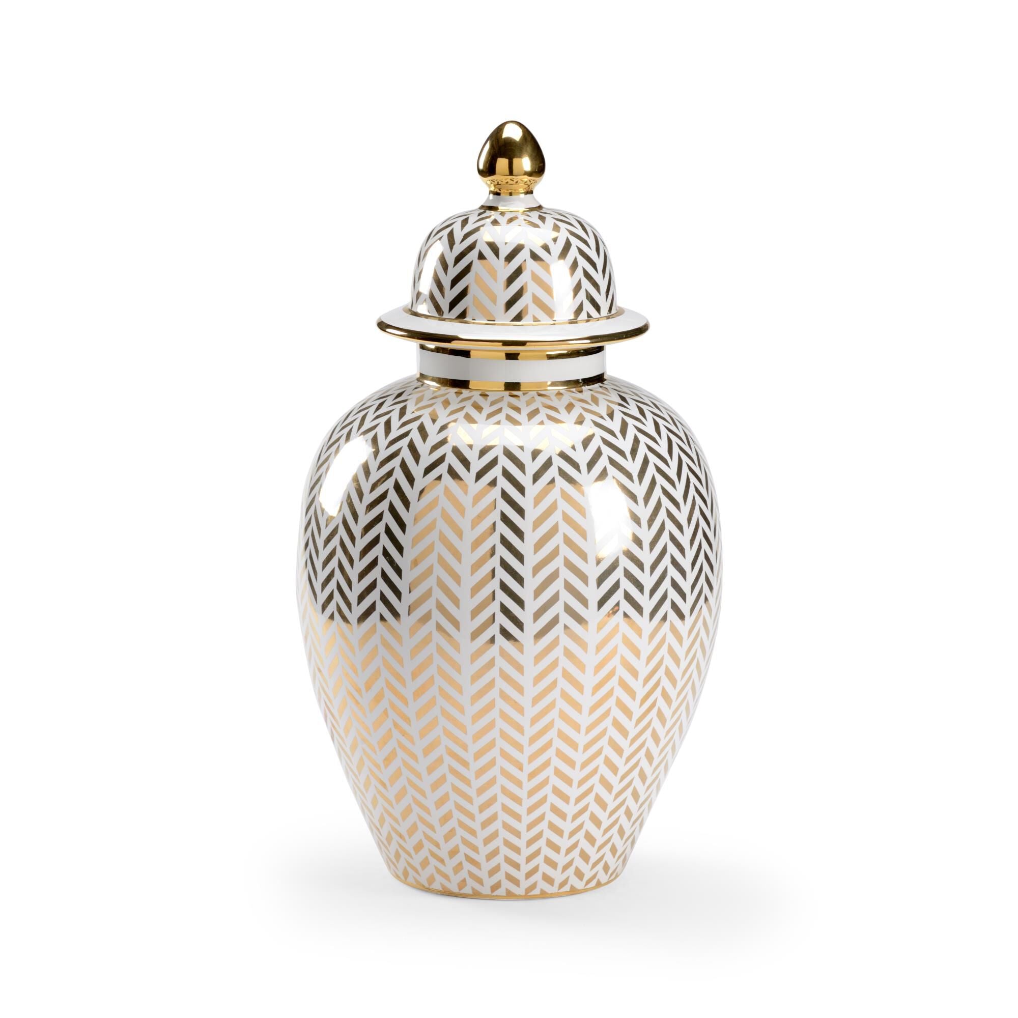 Chelsea House Herringbone Vase-Urn Herringbone - 383519