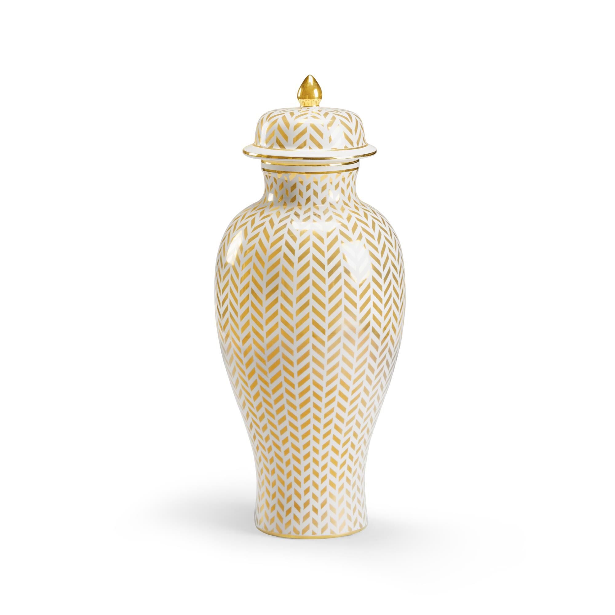 Chelsea House Herringbone Vase-Urn Herringbone - 383558