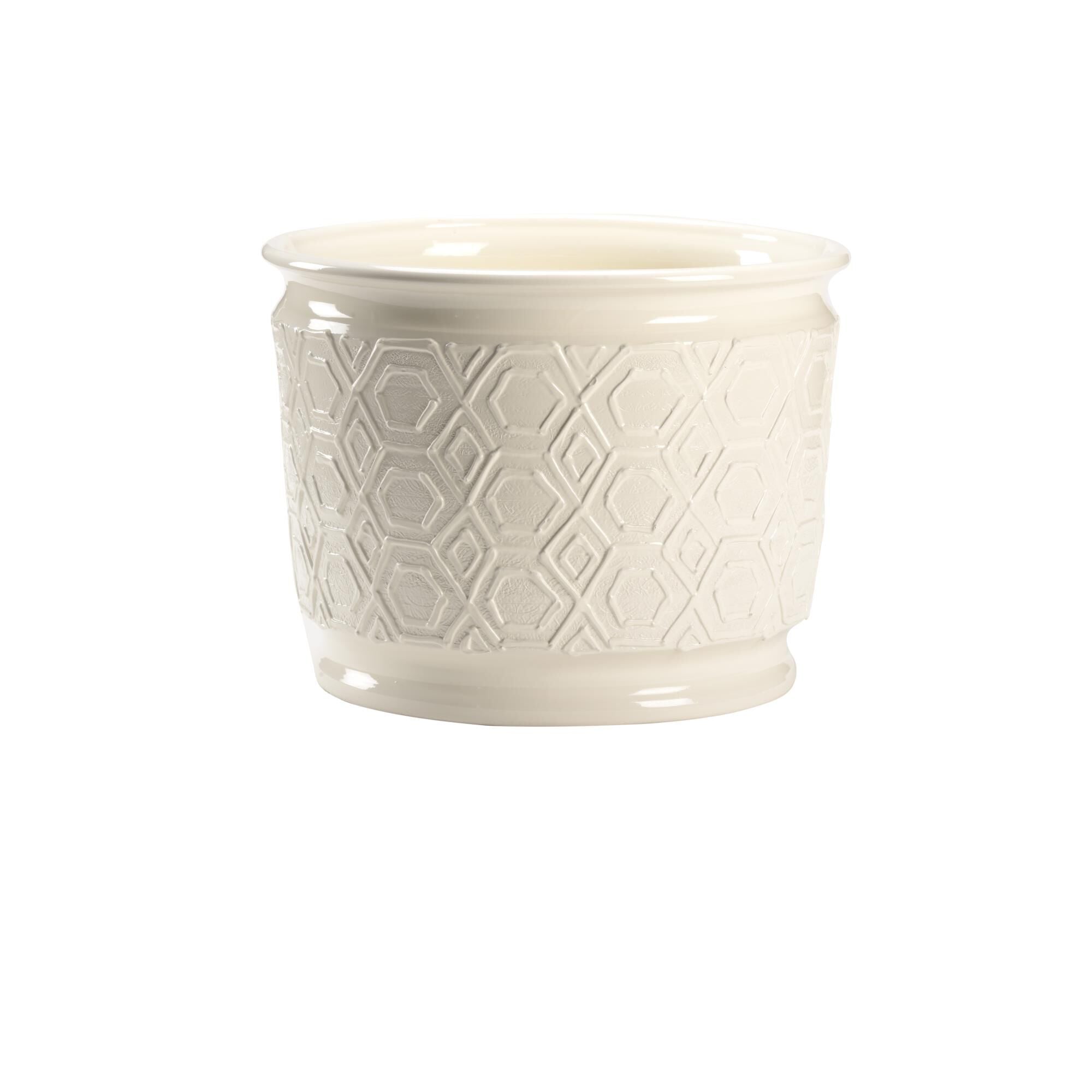 Chelsea House White Planter White - 385085 - Transitional
