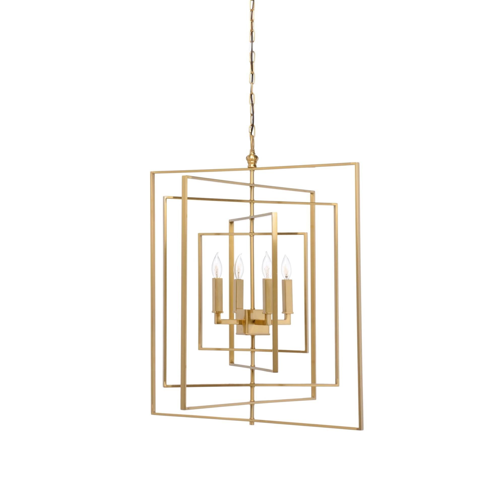 Chelsea House Cube 30 Inch Cage Pendant Cube - 68689 - Transitional