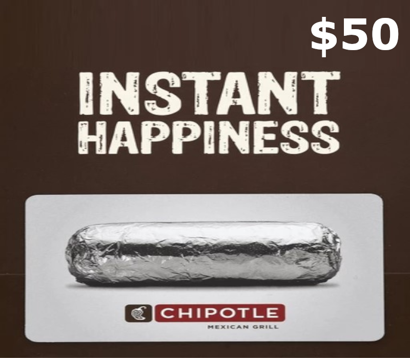 Chipotle $50 Gift Card US