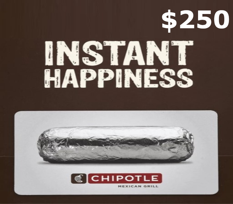 Chipotle $250 Gift Card US
