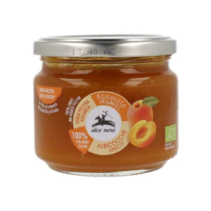 Alce nero Økologisk aprikoskompott spa Alce Nero 270 g