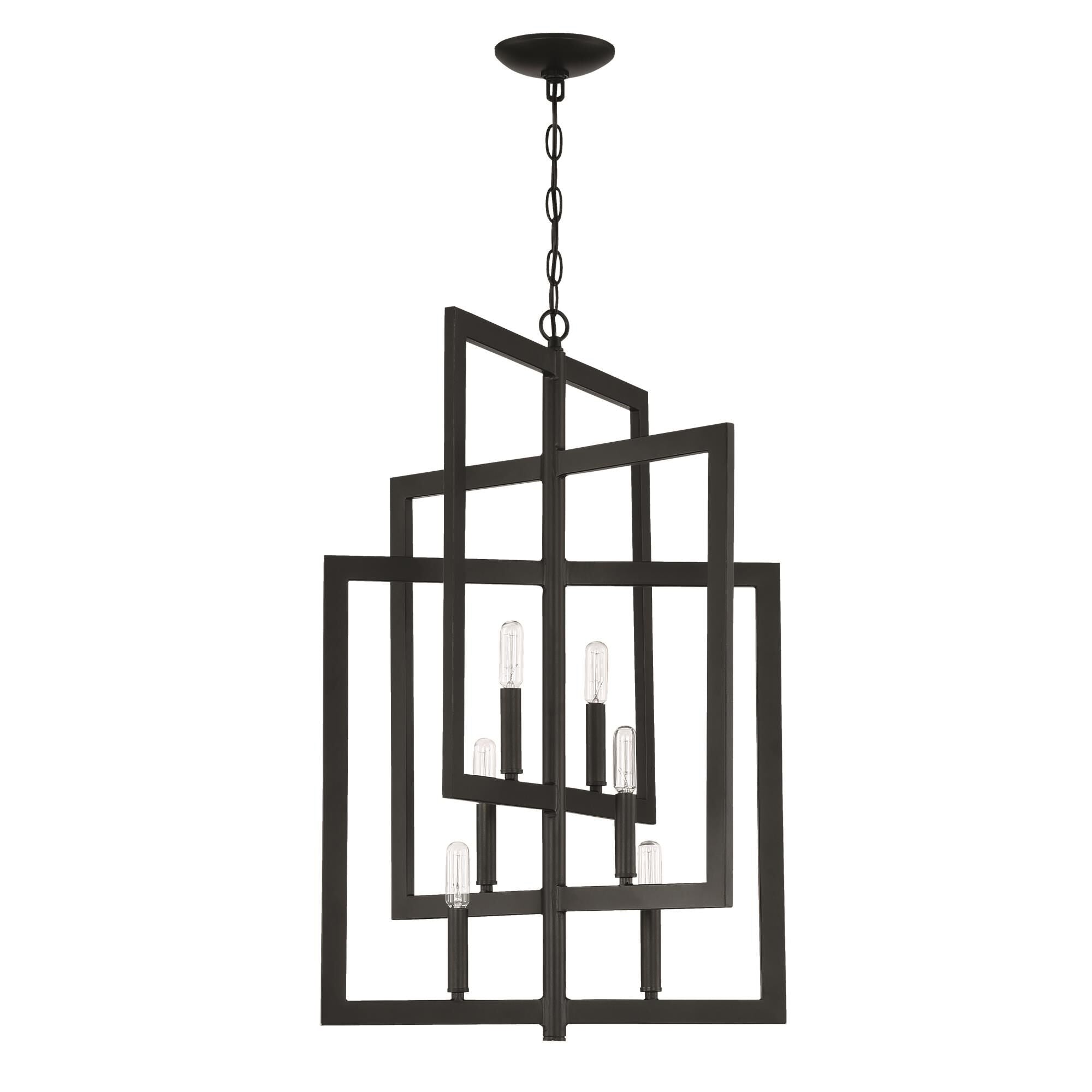 Craftmade Portrait 19 Inch Cage Pendant Portrait - 44936-ESP - Early American