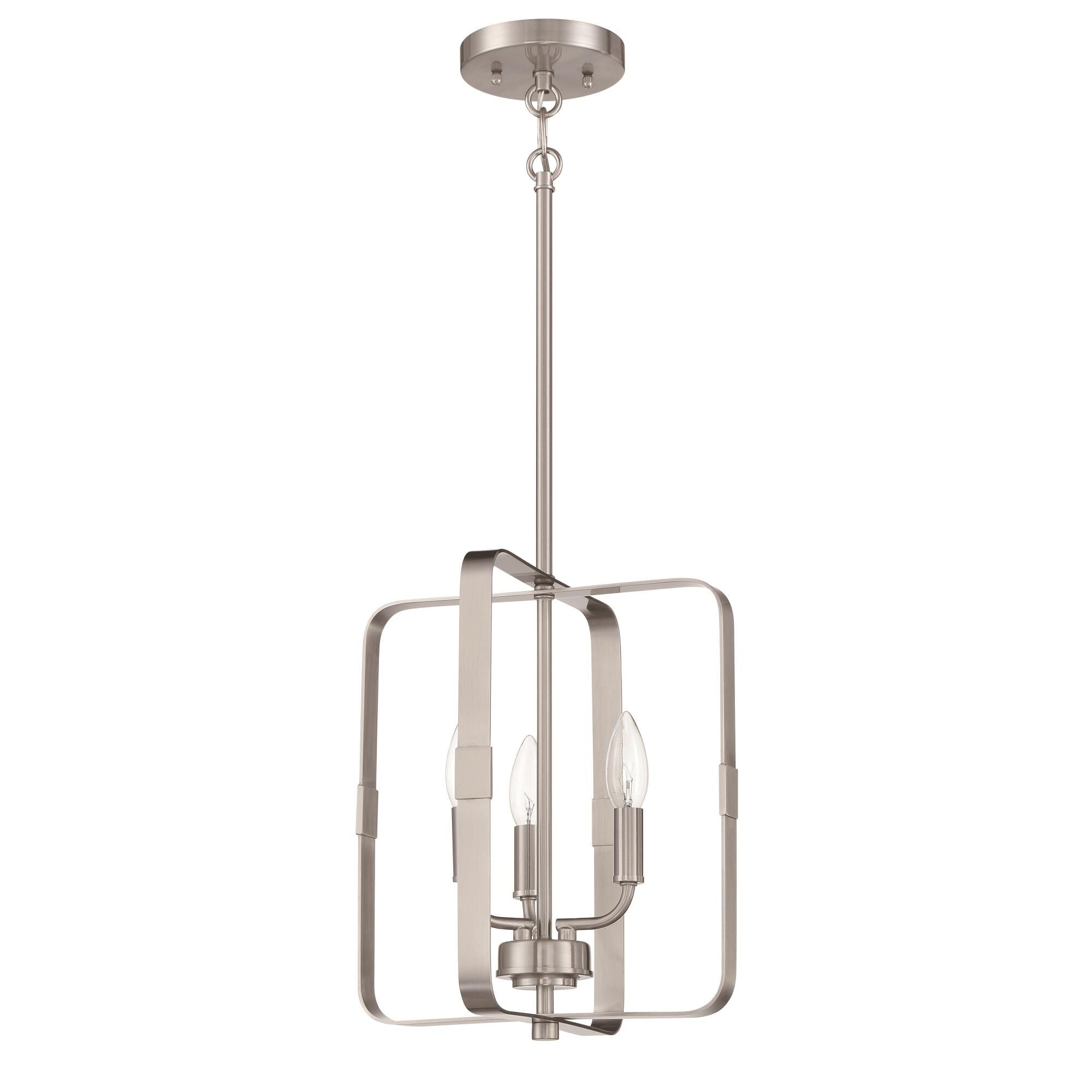 Craftmade Stowe 12 Inch Cage Pendant Stowe - 56033-BNK - Transitional