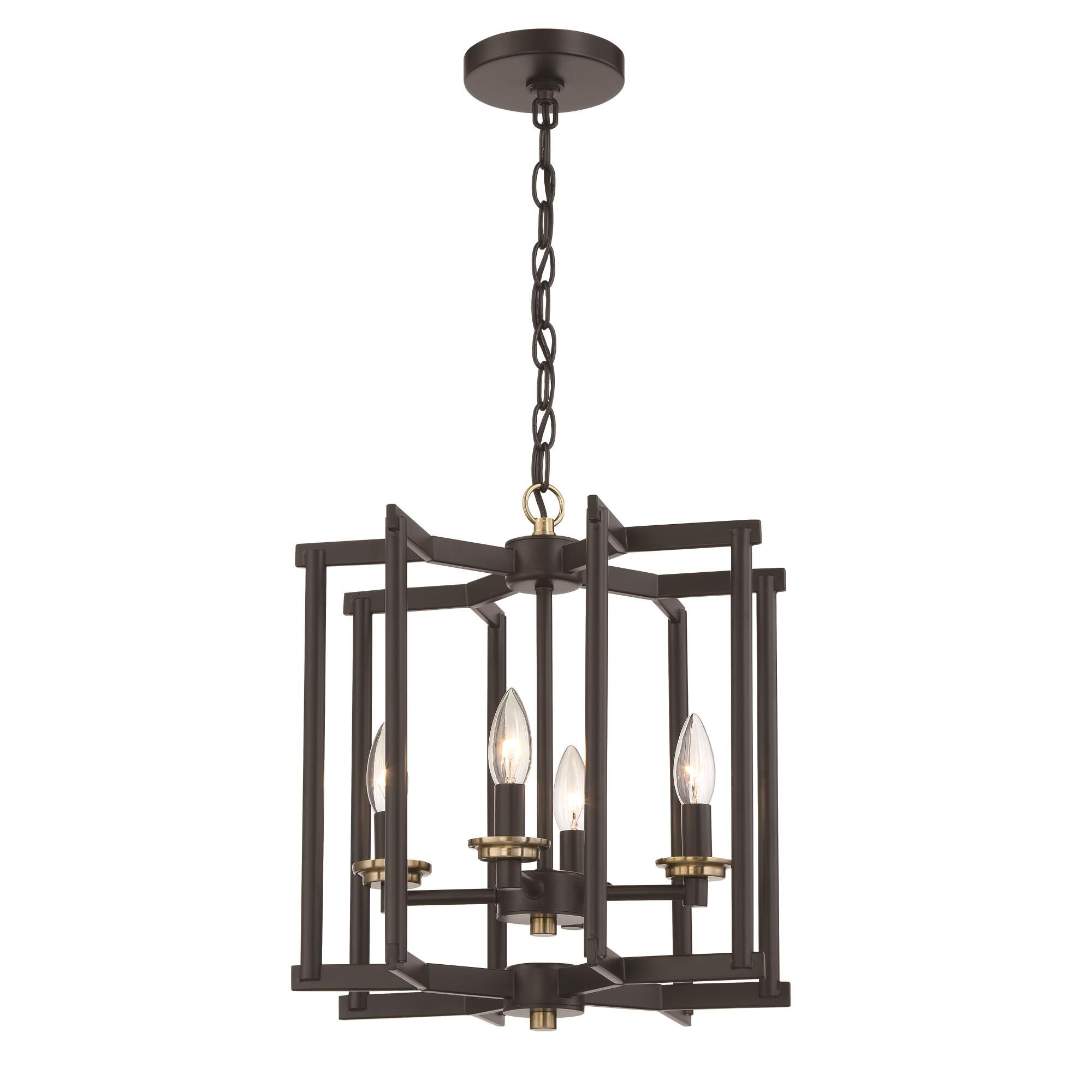 Craftmade Avante Grand 13 Inch Cage Pendant Avante Grand - 56934-FBSB - Transitional