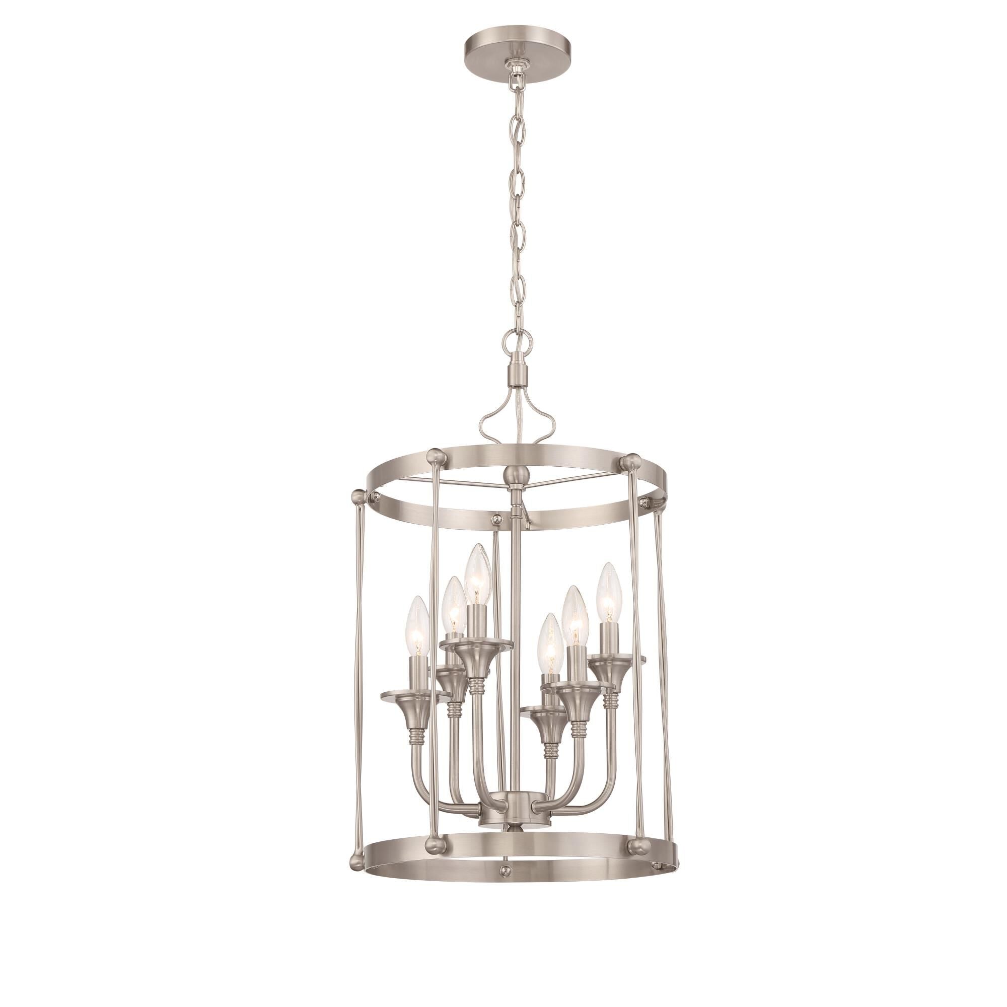 Craftmade Jolenne 15 Inch Cage Pendant Jolenne - 57036-BNK - Traditional