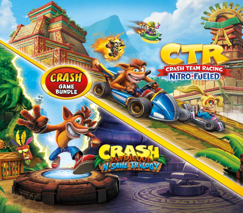 Crash Bandicoot Bundle - N. Sane Trilogy + CTR Nitro-Fueled AR XBOX One - Xbox Series X|S CD Key