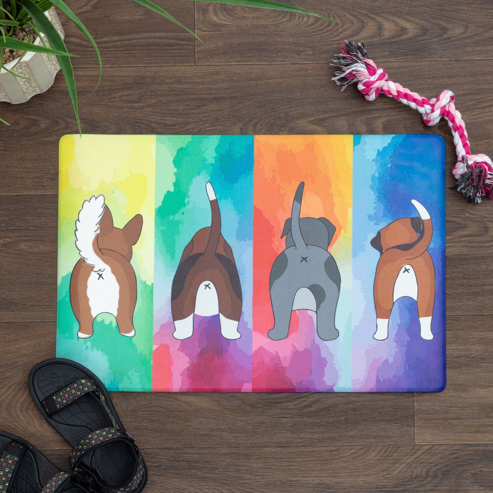 Cute Behinds Floor Mat - Dog