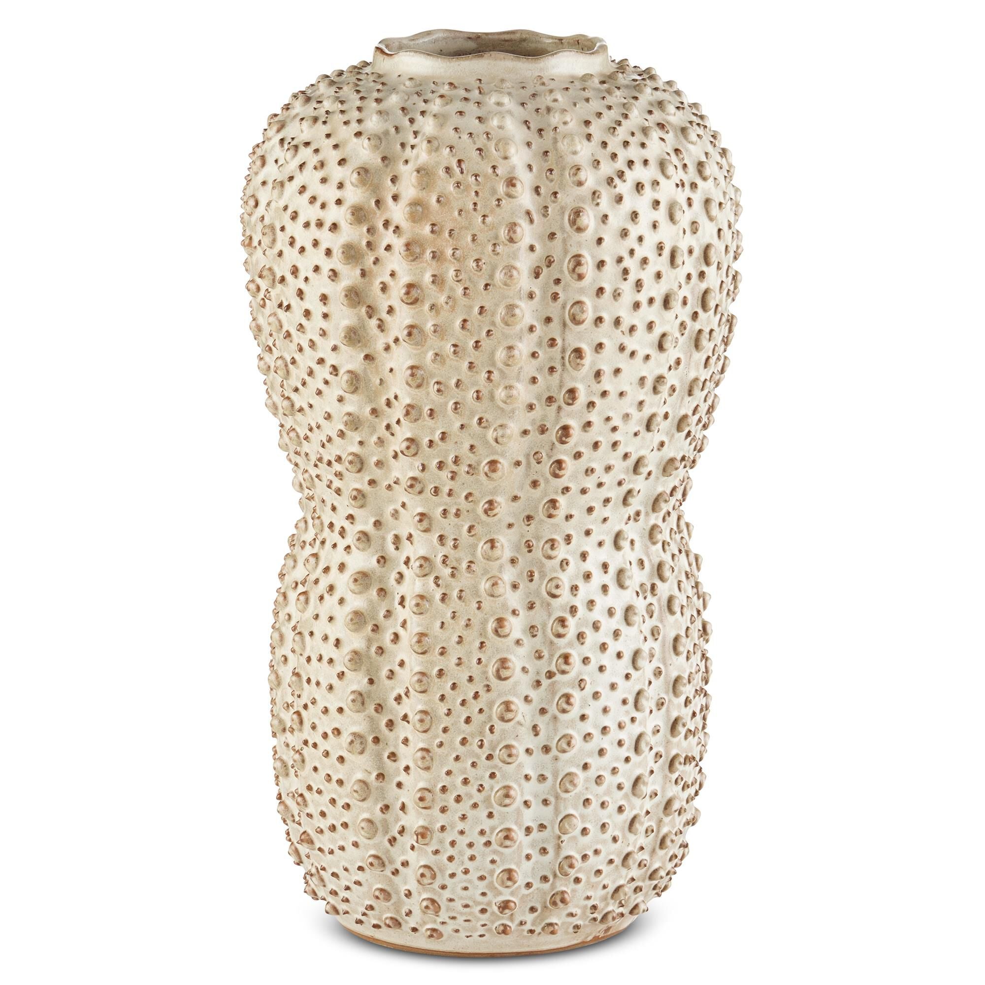 Currey and Company Peanut Large Vase Vase-Urn Peanut - 1200-0743 - Traditional