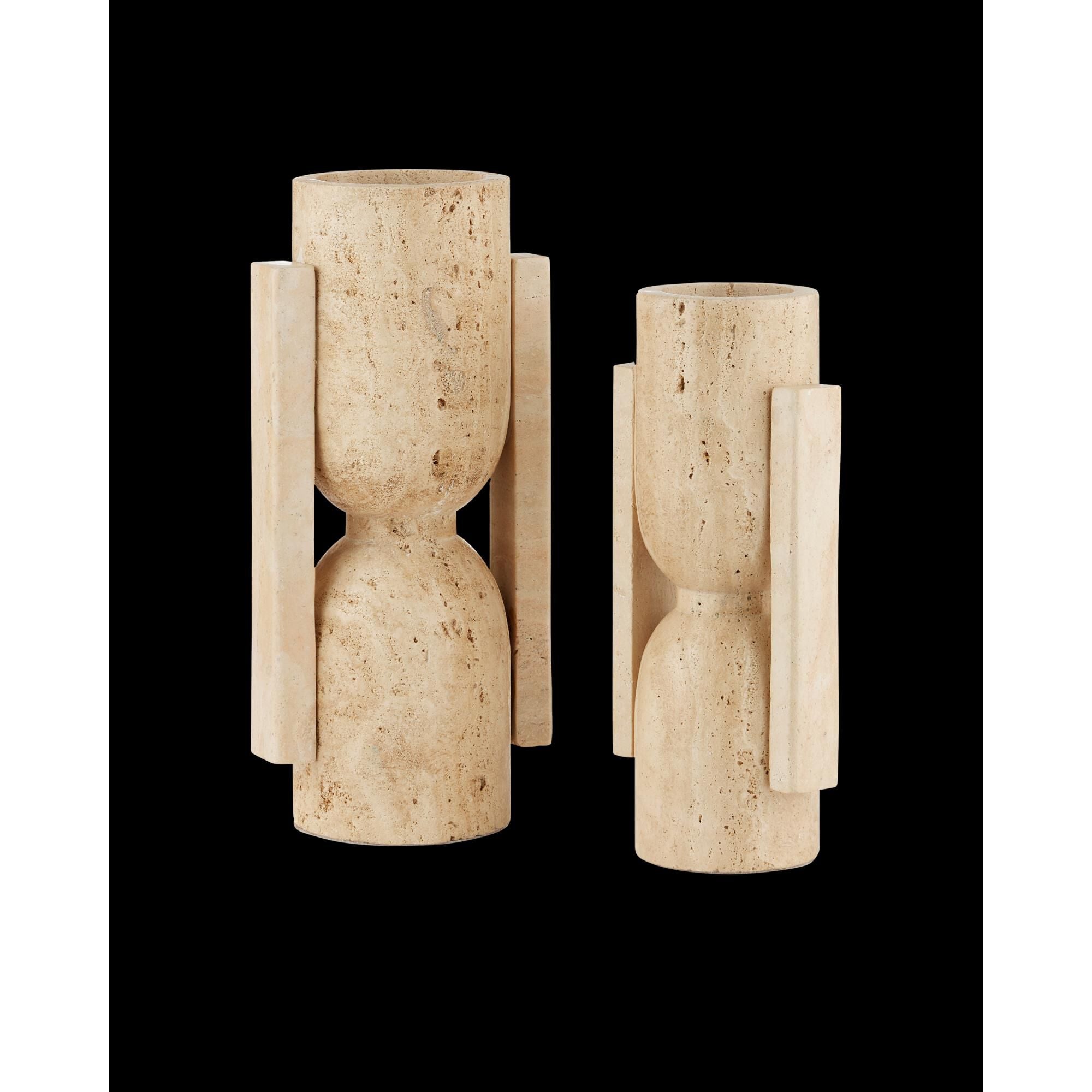 Currey and Company Stone Vase-Urn Stone - 1200-0815 - Modern Contemporary