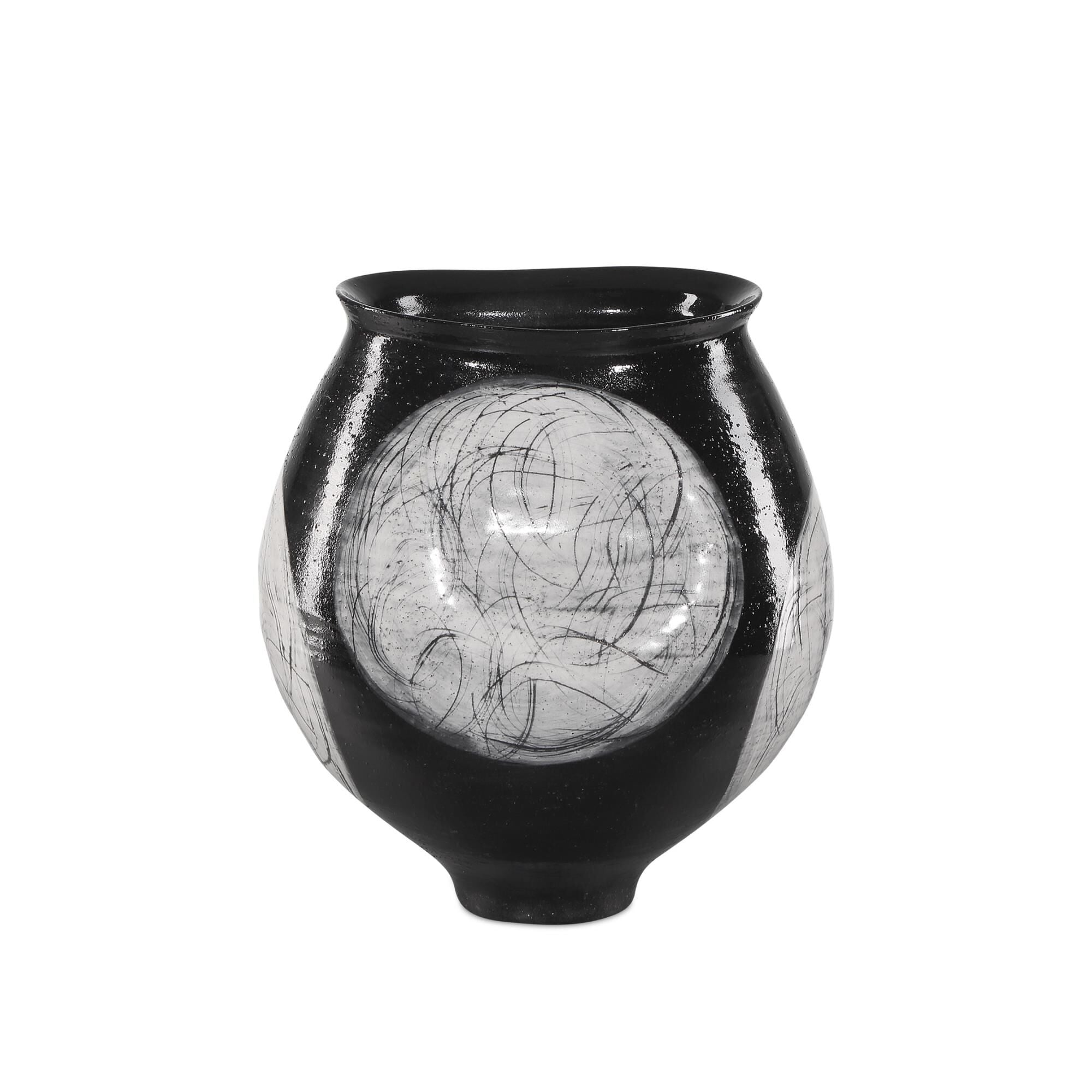 Currey and Company Nakamura Vase-Urn Nakamura - 1200-0871 - Modern Contemporary