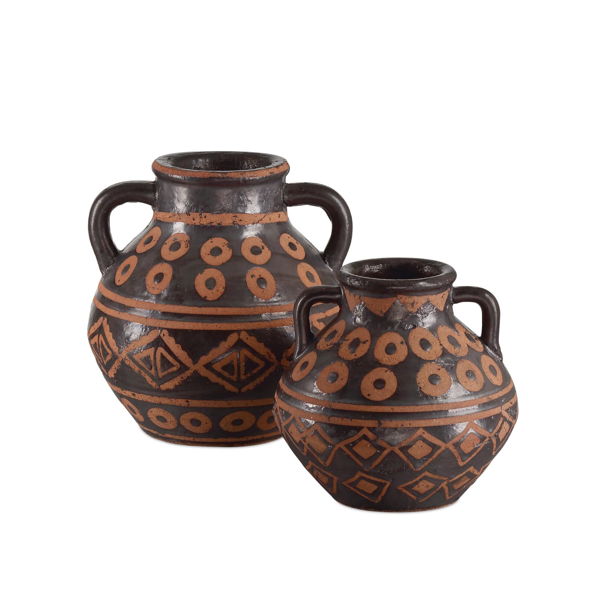 Currey and Company Nought Vase-Urn Nought - 1200-0881 - Transitional