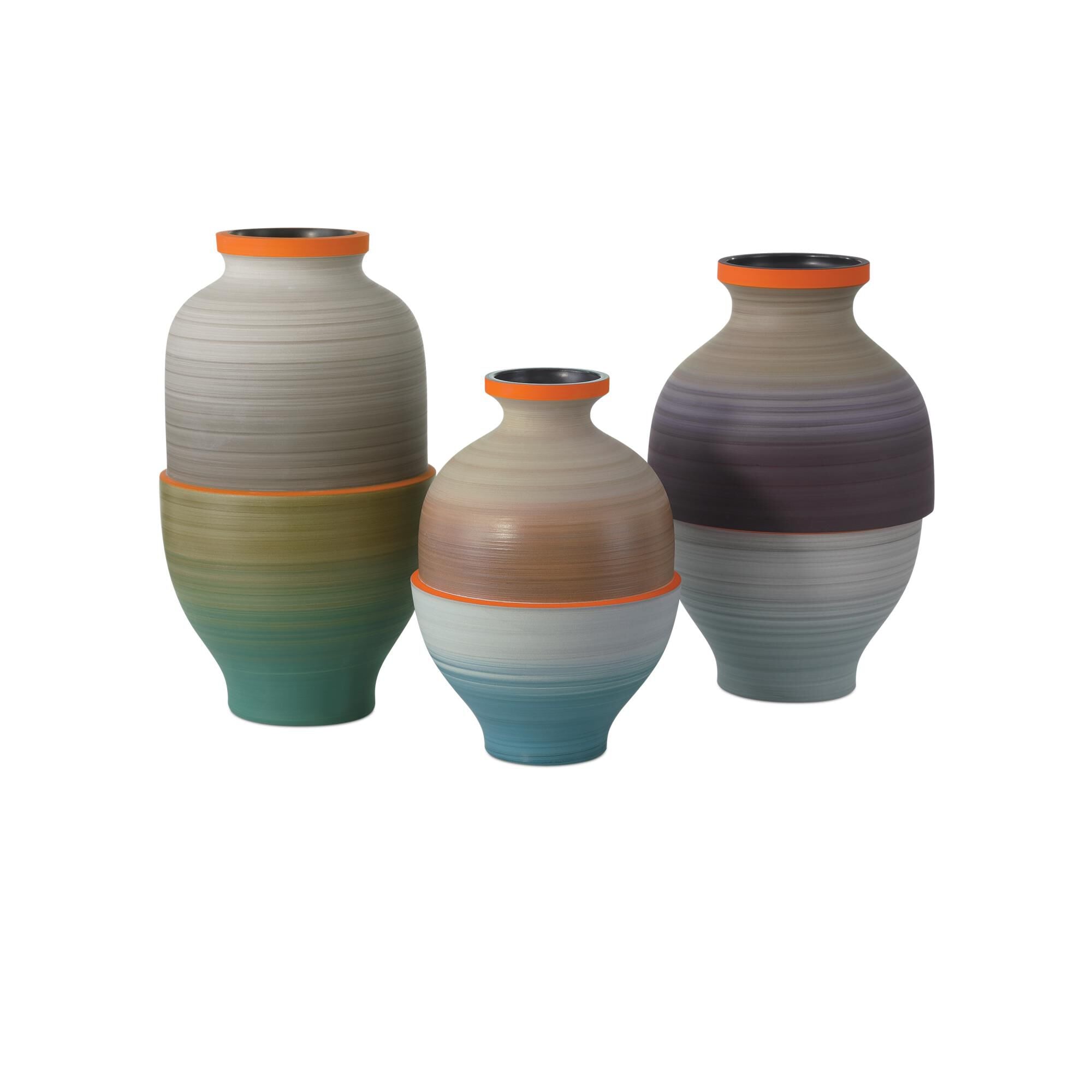 Currey and Company Happy 80's 12 Inch Vase-Urn Happy 80's - 1200-0930 - Modern Contemporary