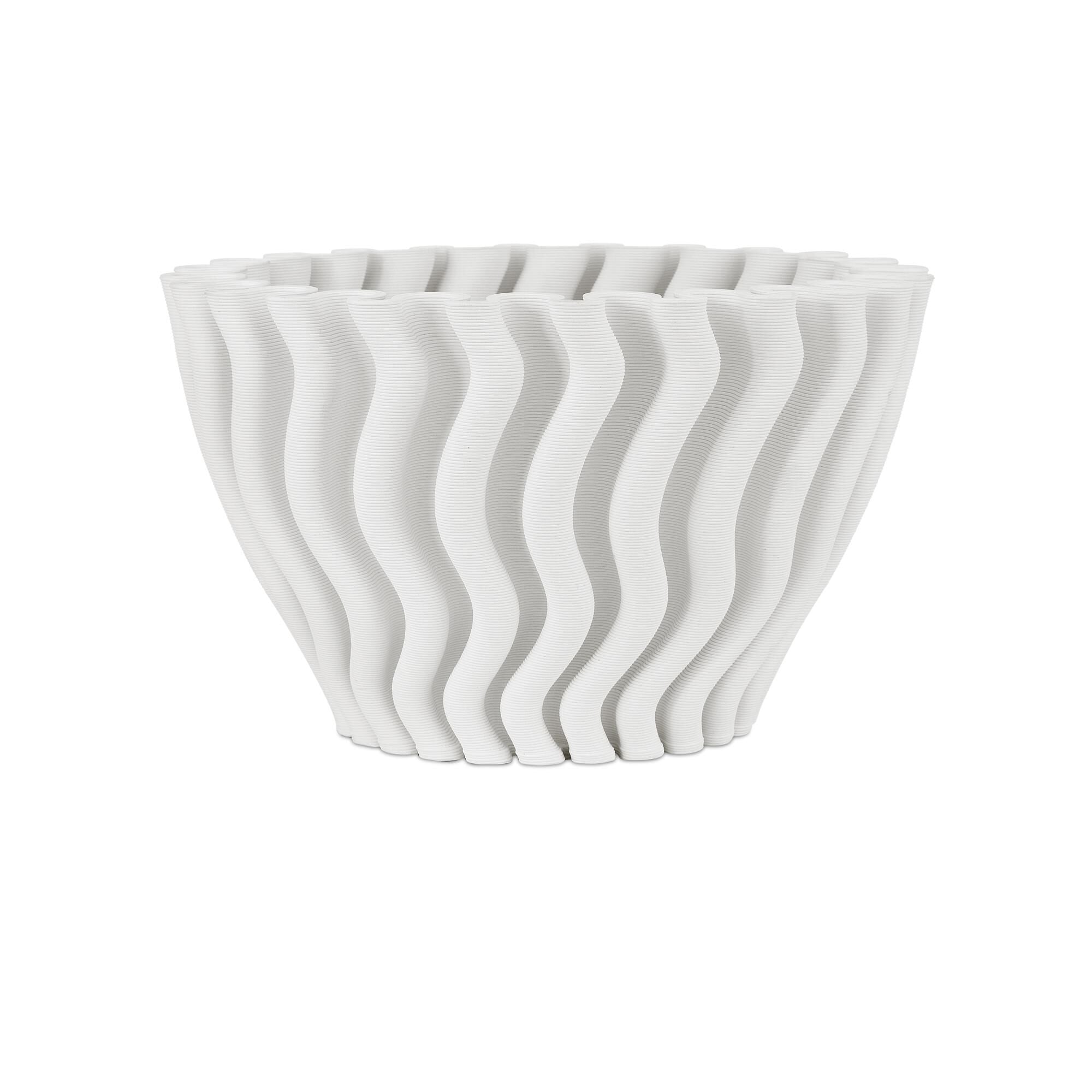 Currey and Company Ripple 6 Inch Vase-Urn Ripple - 1200-0933 - Modern Contemporary