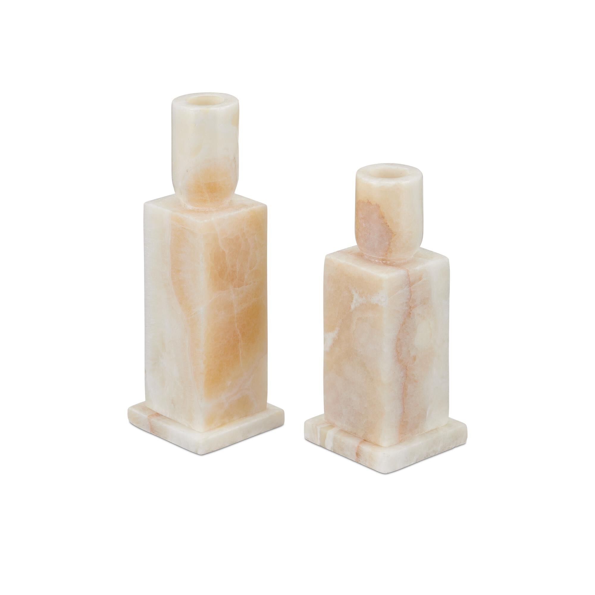 Currey and Company Lithos Candle Holder Lithos - 1200-0951 - Modern Contemporary