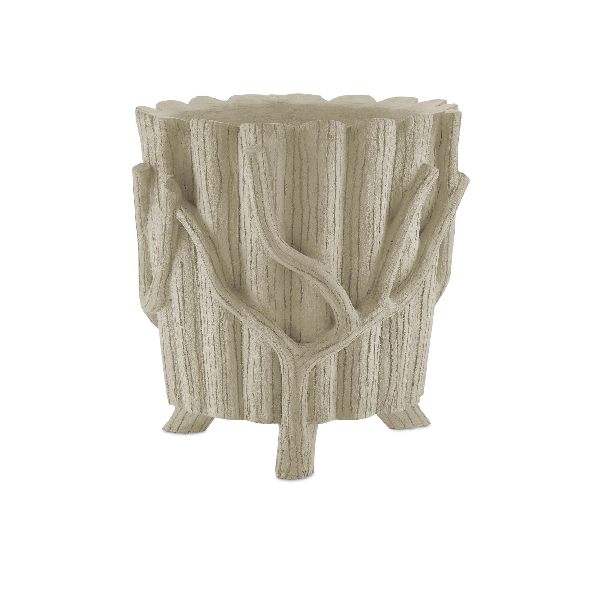 Currey and Company Faux Bois Planter Faux Bois - 2200-0002 - Traditional