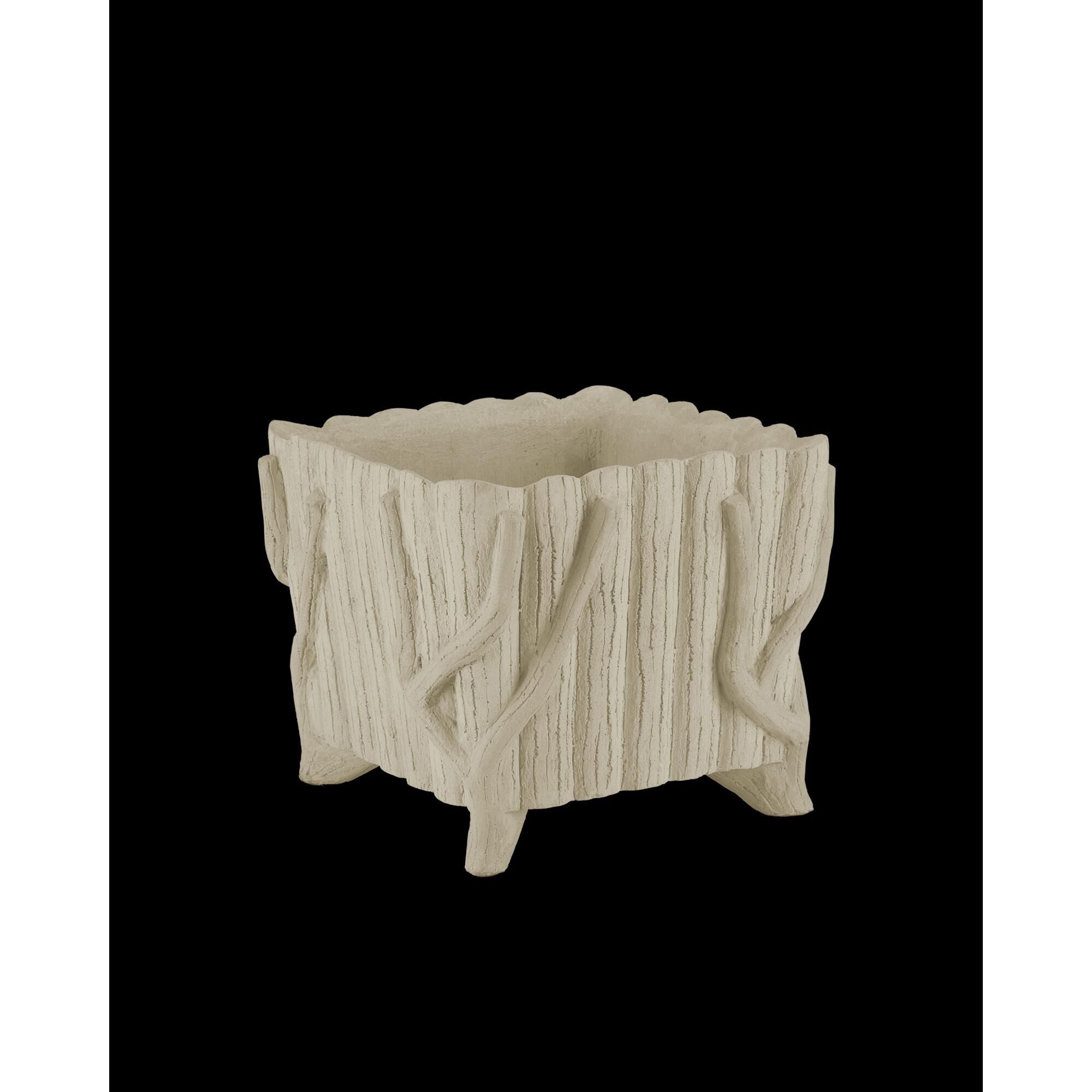 Currey and Company Square Planter Square - 2200-0023 - Coastal Glam