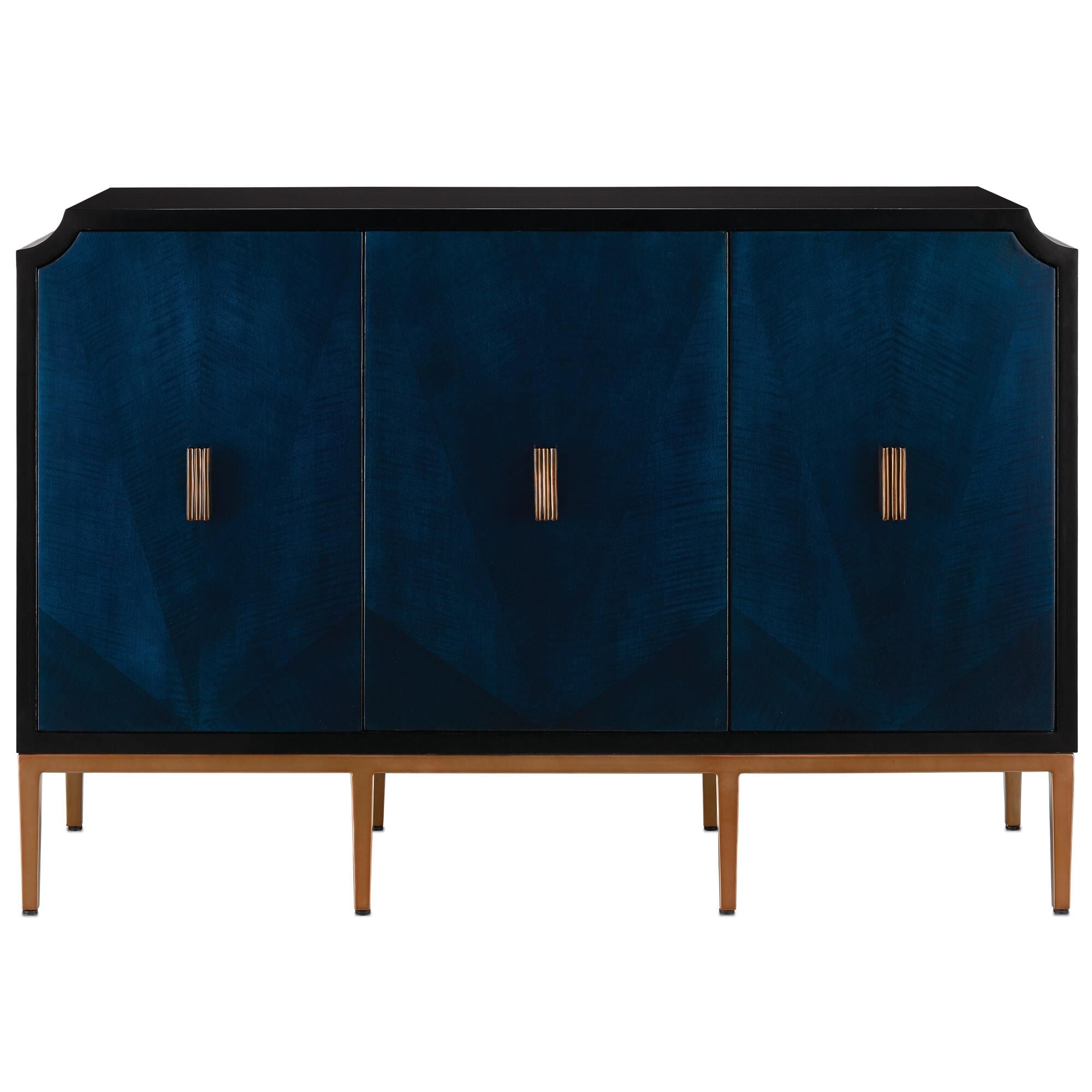 Currey and Company Kallista Storage Cabinet Kallista - 3000-0082 - Art Deco