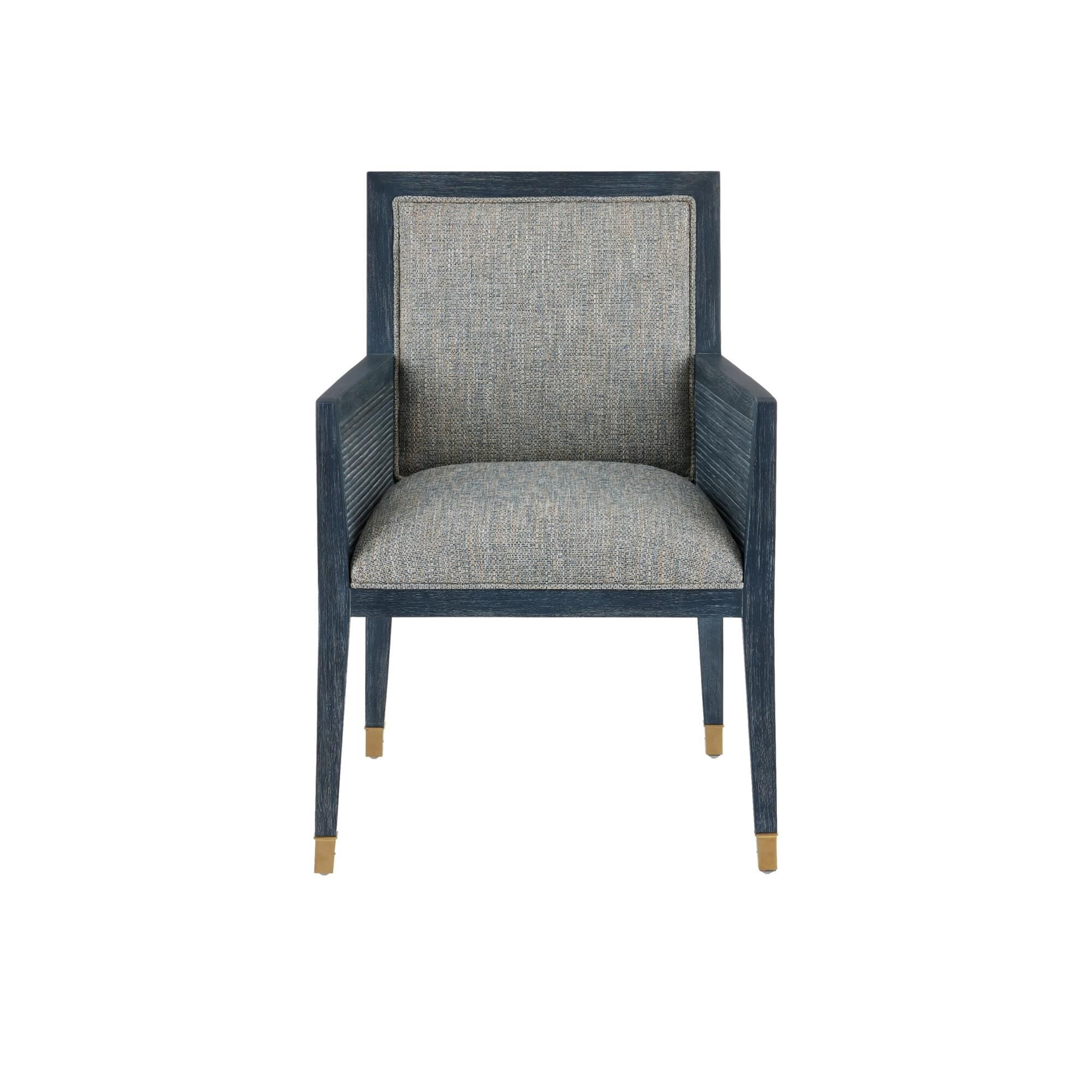 Currey and Company Santos 24 Inch Accent Chair Santos - 7000-0852 - Farmhouse