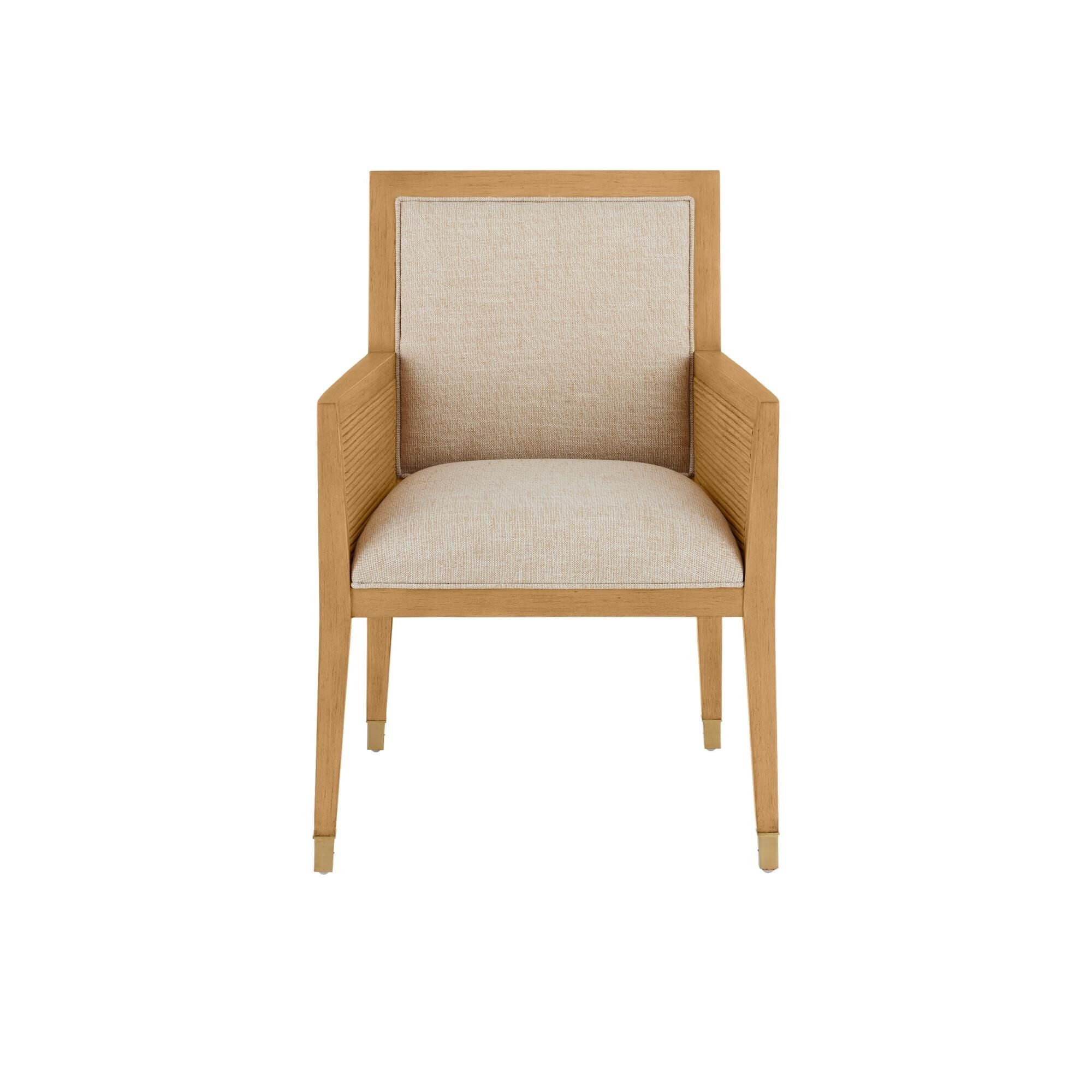Currey and Company Santos 24 Inch Accent Chair Santos - 7000-0862 - Farmhouse