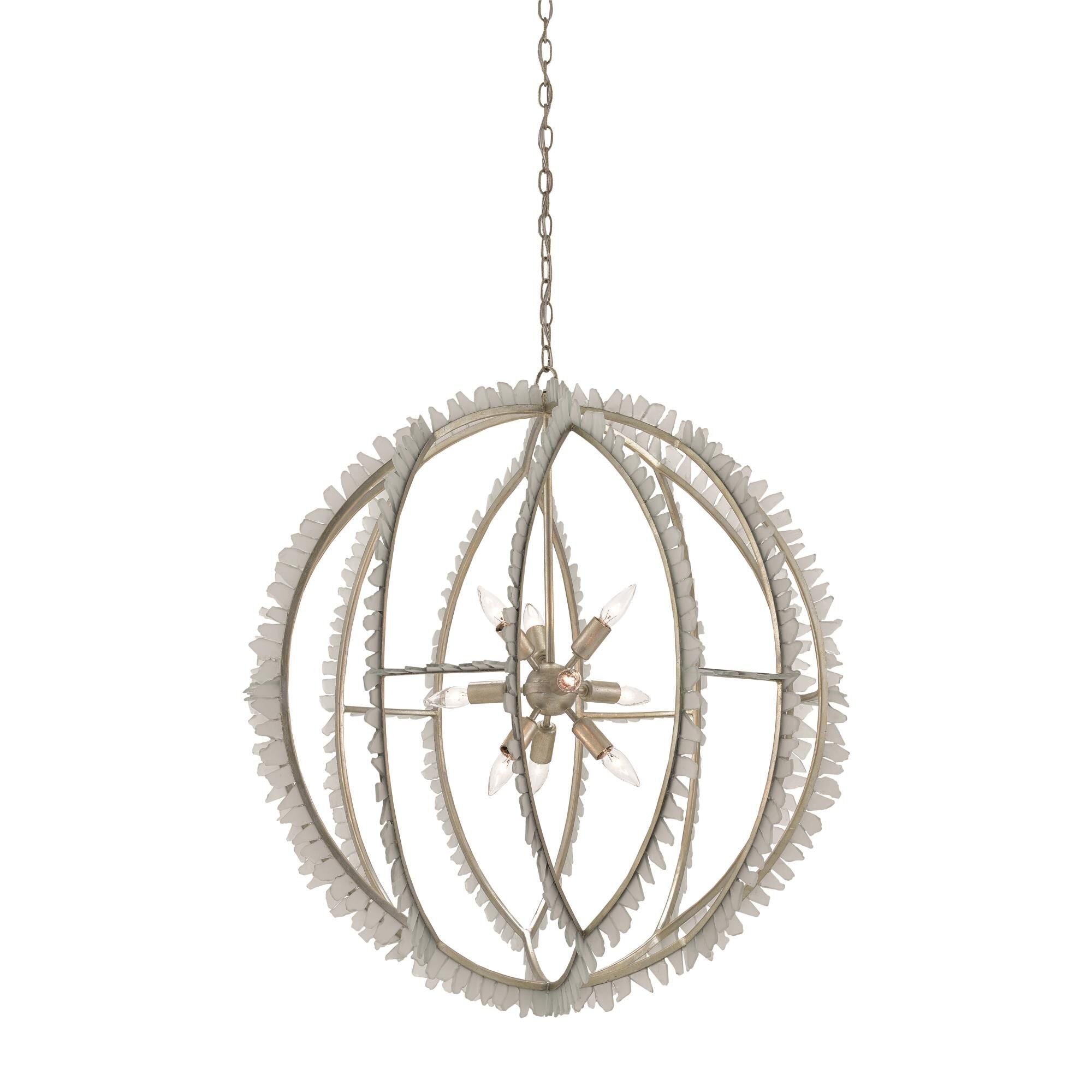 Currey and Company Saltwater 36 Inch Large Pendant Saltwater - 9000-0210 - Tropical