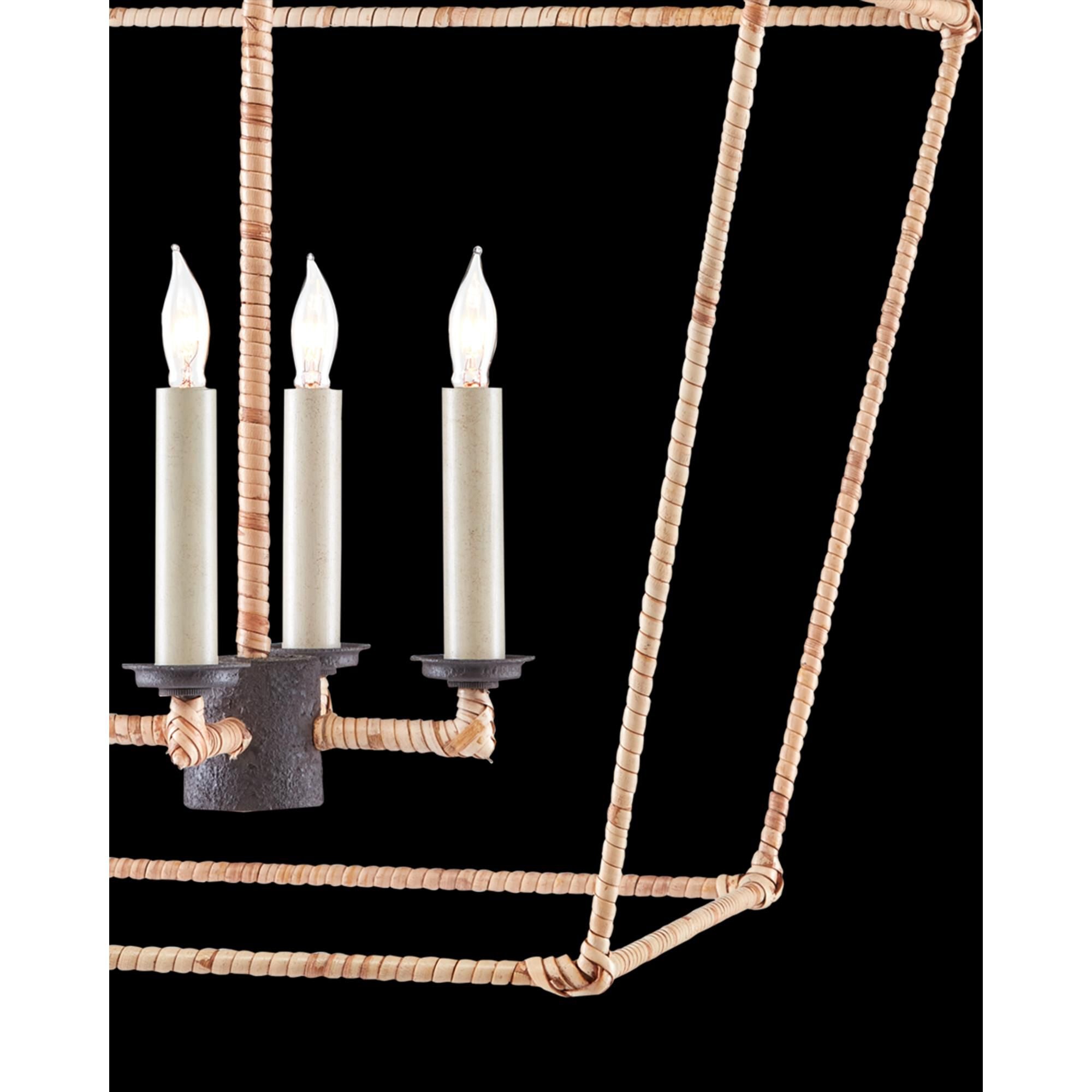 Currey and Company Denison 18 Inch Cage Pendant Denison - 9000-0872 - Transitional