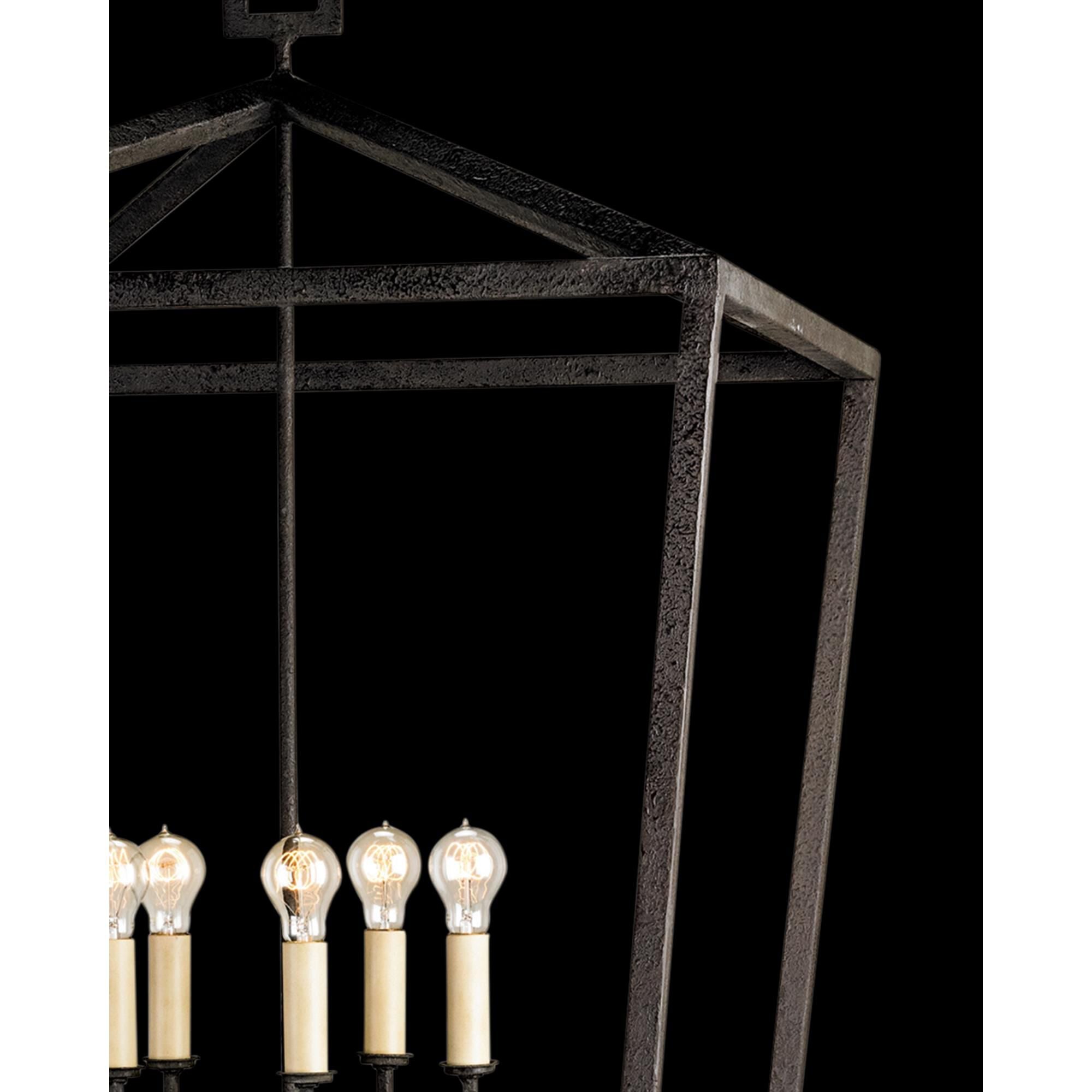 Currey and Company Denison 32 Inch Cage Pendant Denison - 9871 - Transitional