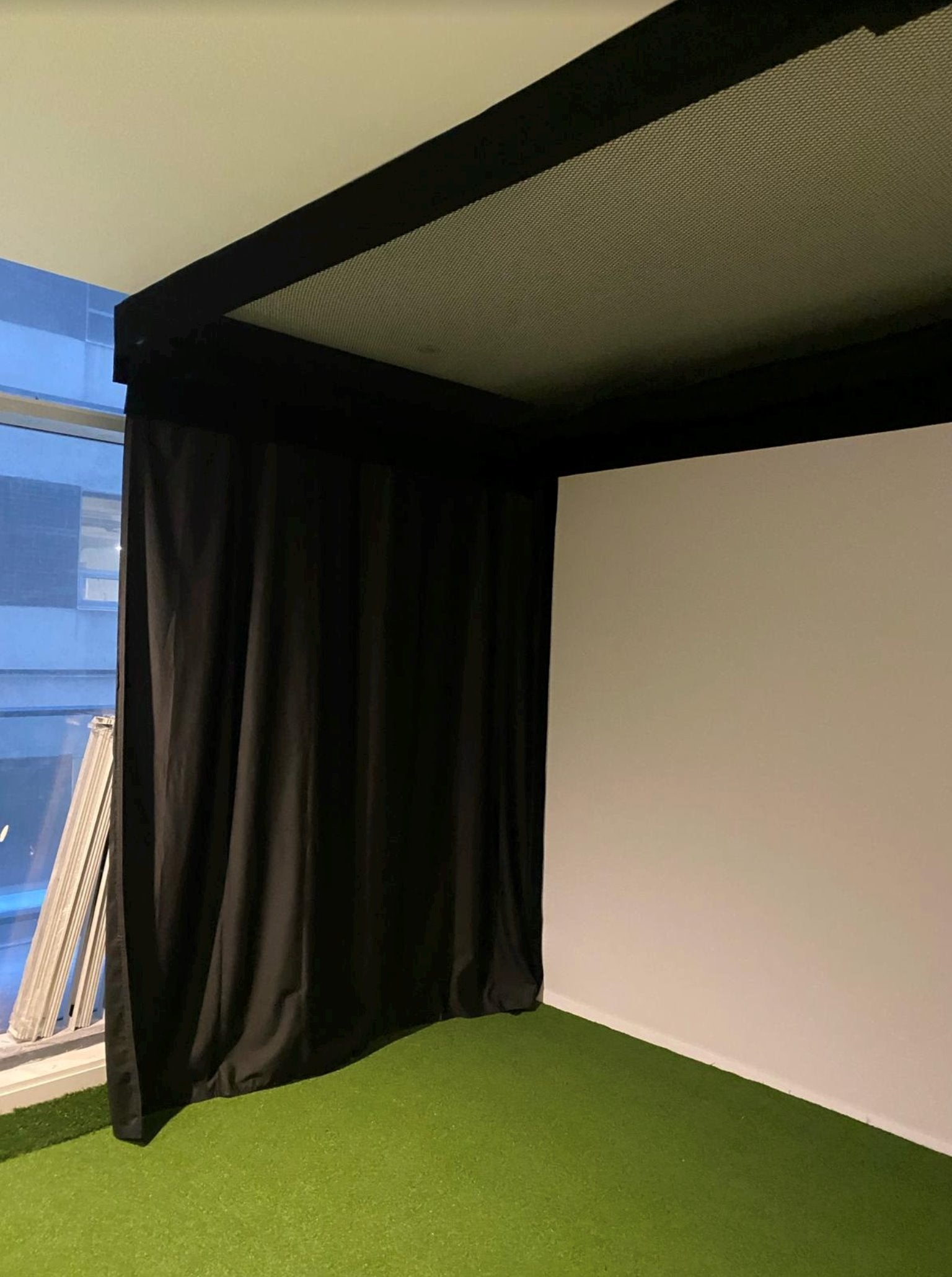 SIG Golf Simulator Curtains - 10ft Ceiling (52" x 120")