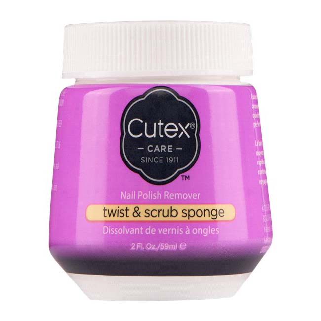 Nail Polish Remover Twist & Scrub Sponge