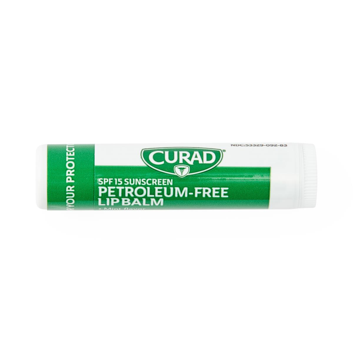 CURAD Petroleum-Free SPF 15 Lip Balm, Case of 600
