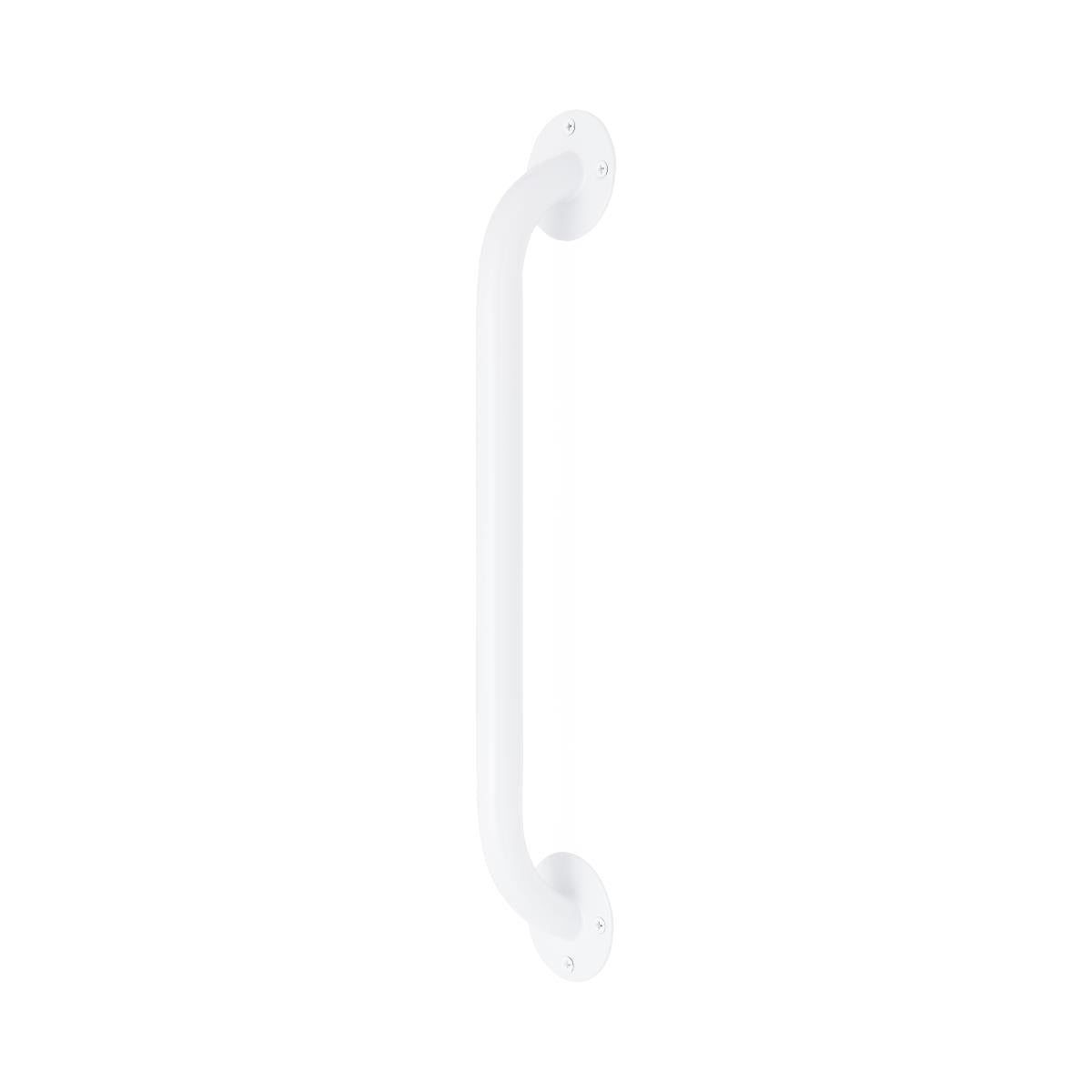 White Enamel Wall Grab Bar, 16" Long, 300 lb. Weight Capacity, Case of 1