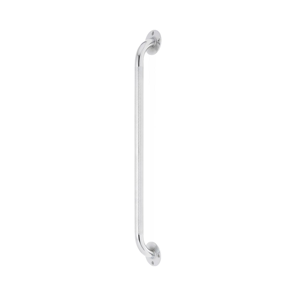 Knurled Chrome Grab Bar, 24" Long, 300 lb. Weight Capacity, Case of 1