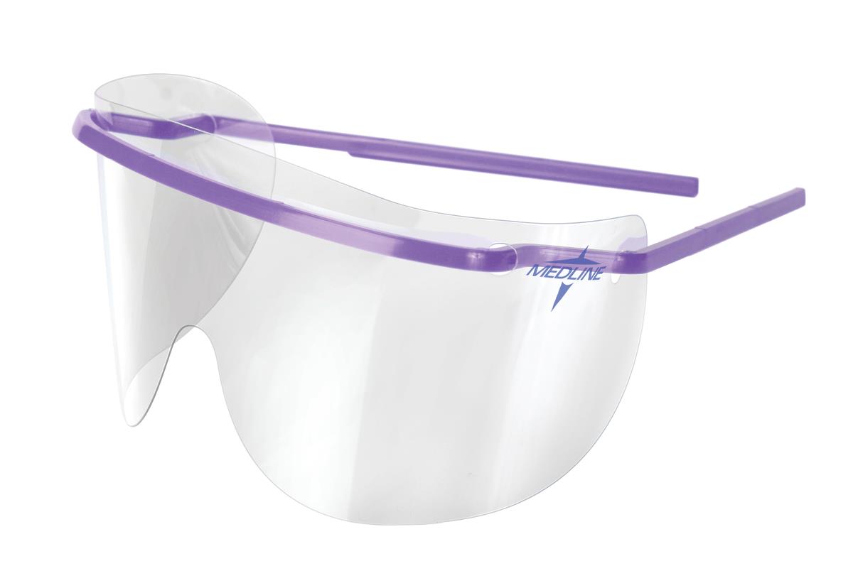 Safety Eyewear with Assembled Frame and Lens, Assorted Colors, Case of 50