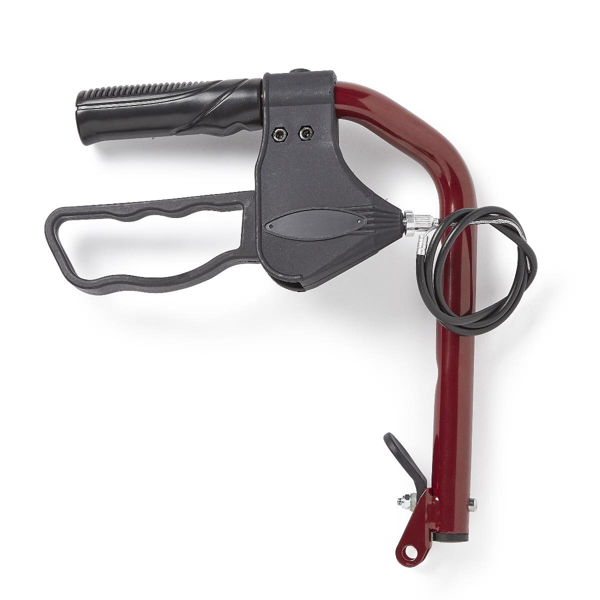 Red Right Upper Cane and Brake Assembly for Transport Chairs, Each