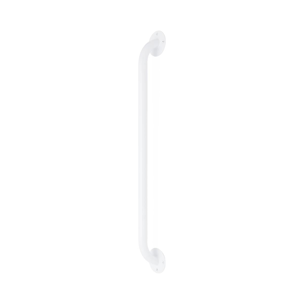 White Enamel Wall Grab Bar, 24" Long, 300 lb. Weight Capacity, Case of 1